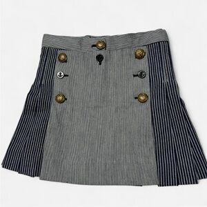 ZARA Kids Toddler Girls Nautical Stripe Skirt | 100% Cotton Size 4 YRS Preppy